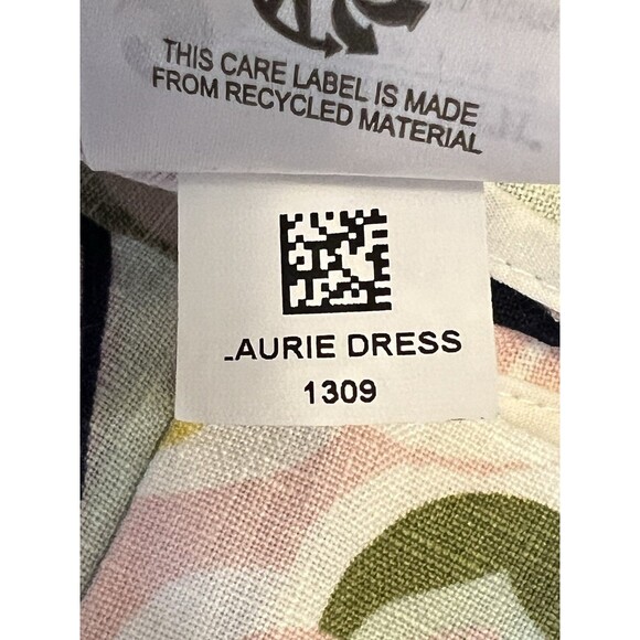 BODEN Laurie 100% Linen Paisley Print Shift Dress 3/4 Sleeve Pockets Preppy 2R - Picture 10 of 10